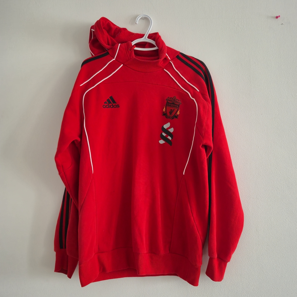 Liverpool Football Adidas Hoodie, Sz42 , Liverpool Merch